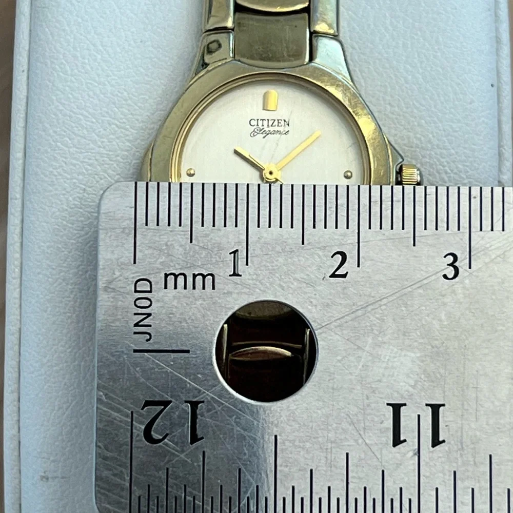 Citizen Elegance Ladies Watch Gold Tone Bracelet, Dial, Hands Hidden Clasp